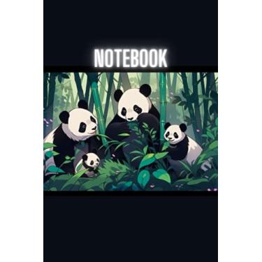 Imagem de Notebook: 6x9 120 Paged Lined Notebook Panda Cover