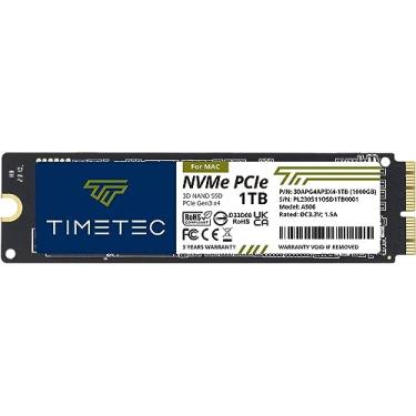 Imagem de Timetec 1TB MAC SSD NVMe PCIe Gen3x4 3D NAND TLC Read Até 2.200MB/s Compatível com Apple MacBook Air (2013-2015, 2017), MacBook Pro (2013-2015), iMac (2013-2019), Mac Pro (2013), Mac Mini (2014)