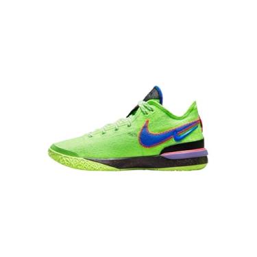 Imagem de Nike Tênis de basquete masculino Lebron NXXT Gen, Ghost Green Racer Azul Espaço Roxo, 45