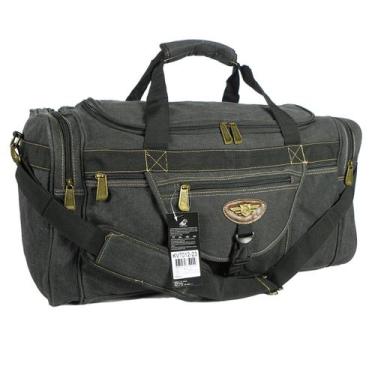 Imagem de Bolsa de Viagem Lona 60L KVN7012-23 - Keuven, Preto