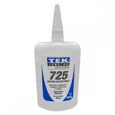 Imagem de Cola Instantanea Tekbond 725 - Baixa Viscosidade - Bico Tipo ''B'' Mai