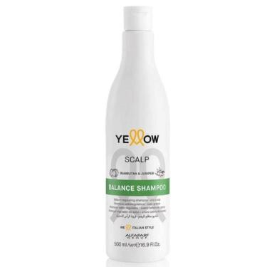 Imagem de Shampoo Balance Yellow 500ml Alfaparf Limpeza Delicada Remove Oleosida