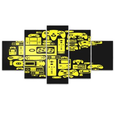 Imagem de Quadro Decorativo em Mosaico MDF PAC MAN 2 115x60cm - Império da Impre