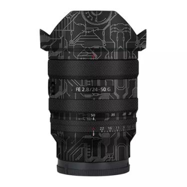Imagem de Película protetora de lente para Sony FE 24-50 mm F2,8 G antirarranhões FE 2,8/24-50 G 2,8 (titânio circuito)