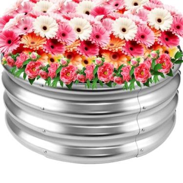 Imagem de Vaso Redondo 60x28cm para Plantas Ornamentais - Montar & Plantar