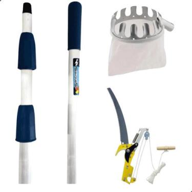 Imagem de Serrote de Poda e Cabo Extensor 4,5 Metros com Colhedor de Frutas - PR