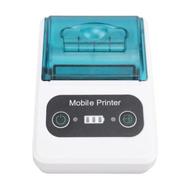 Imagem de Impressoras de Etiquetas de Mesa, Máquina Bluetooth Label Maker de 58mm Lâmina Dentada, Etiquetas de Impressora Térmica para Loja de Varejo, Restaurante, Cozinha, Escola (verde
