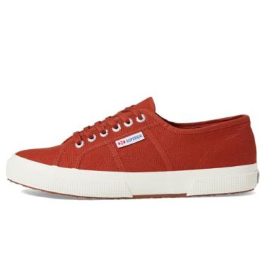 Imagem de Superga Tênis clássico 2750 COTU - tênis unissex - forro de tecido macio - palmilha acolchoada - ilhós de metal marrom piquant/completo Avorio EU 37,5 (masculino 35, feminino 37) médio, Marrom