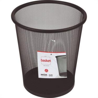Imagem de Lixeira Mor Aco Basket 11 Litros