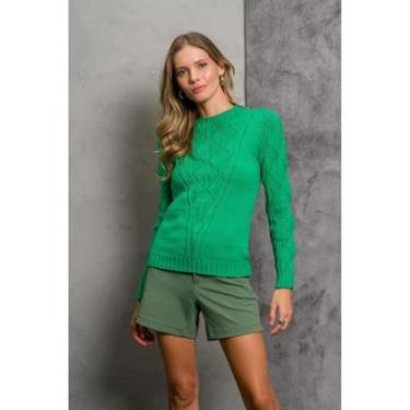 Imagem de Suéter Blusa De Frio Tricot Modal Premium Inverno Quentinho-Feminino