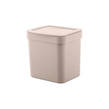 Imagem de Lixeira para Pia de Cozinha Trium 4,7l Bege Ou, U