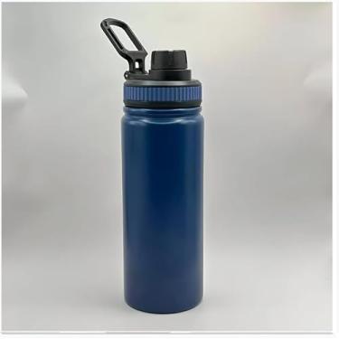 Imagem de Garrafa Térmica Inoxidável Basic 1 Litro Academia Hidratação (Azul)