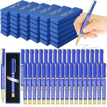 Imagem de Fullhawl Conjunto de 36 canetas esferográficas inspiradoras em massa de presentes de formatura Class of 2025 com caixas de presente de graduação de parabéns, canetas gravadas Go in Direction of Your