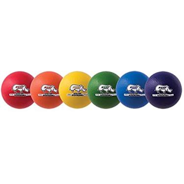 Imagem de Champion Sports Rhino Skin Conjunto de bola de Dodgeball Low Bounce Ultra Grip
