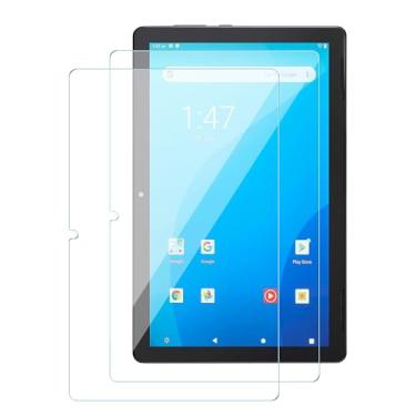 Imagem de FIEWESEY Pacote com 2 protetores de tela de vidro temperado para tablet Walmart Onn 10.1 2024 de 10,1 polegadas, película transparente HD antiarranhões para Walmart Onn 10.1 lançado em 2024 10,1