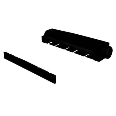 Imagem de Varal De Roupas Retrátil Parede Automático 5 Cordas Portátil Extensível Dobrável Chão(Preto)