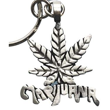 Imagem de Trilogy Jewelry – Folha de maconha com chaveiro/chaveiro
