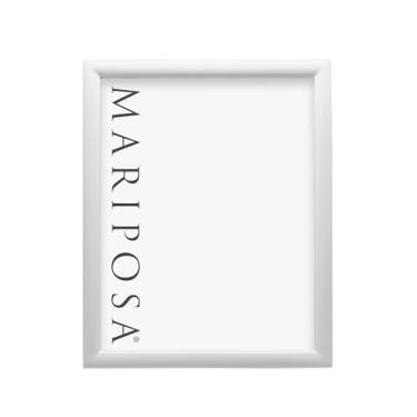 Imagem de Moldura branca 20 x 25 cm | BRILANTE | MOLDURAS | MOLDURAS DE FOTOS DECORATIVAS | ALUMÍNIO SANDCAST RECICLADO | FEITA À MÃO NO MÉXICO