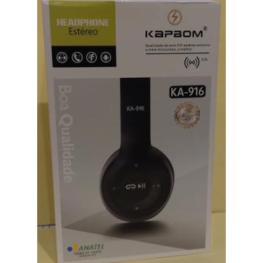 Imagem de KA-916 Fone de Ouvido Bluetooth 5.0, Estéreo Sem Fio, 6 Horas de Bateria, Controles Touch