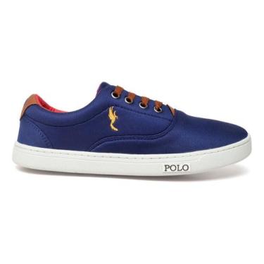 Imagem de Tenis Infantil, Solado Borracha Costurado Super Leve - Polo Blu, Azul,