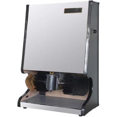 Imagem de Polidor De Sapatos Totalmente Automático, Comum No Saguão Do Hotel, Polidor De Sapatos Com Sensor Infravermelho Máquina De Escova Elétrica De Indução Automática De Motor, Silver