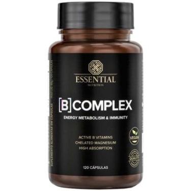 Imagem de B Complex com 120 cápsulas Complexo B Essential Nutrition-Unissex