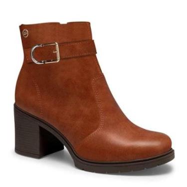Imagem de Bota Feminina Cano Curto Conhaque Dakota DA764-0004-Feminino