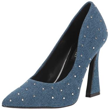 Imagem de Nine West Sapato feminino Tenry bico fino, Jeans azul, 36