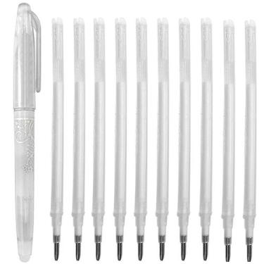 Imagem de 10 Refil 0.7 Apagável De Caneta Frixion Tecido Papel Branco - Evolvere