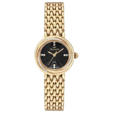 Imagem de Relógio Technos Feminino Mini Joia Dourado - 2035nbl-1p