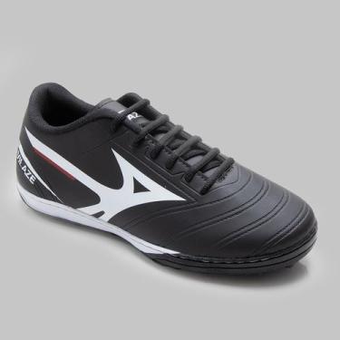 Imagem de Chuteira Society Leve e Resistente Para Grama Sintética - Vilaze, Pret