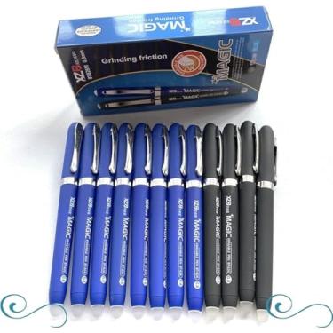 Imagem de Caneta Esferográfica Mágica Azul 0.8mm – Apaga Sem Deixar Rastro | Caixa com 12 Unidades