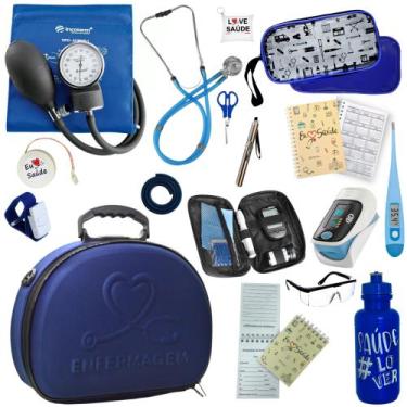 Imagem de Kit Enfermagem Super Luxo Maleta Exclusiva Completo - PA MED/ PREMIUM/