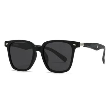 Imagem de Óculos de sol com armação masculina Óculos de sol femininos (preto)