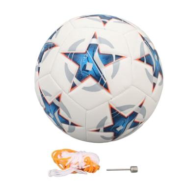 Imagem de Bolas de futebol de couro Munefe PU, bola de futebol tamanho 5, treinamento de futebol, adequado para treinamento para os pés e habilidades