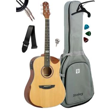Imagem de Violão Strinberg Sd301hcr Galaxy Ns Com Bag + Acessórios