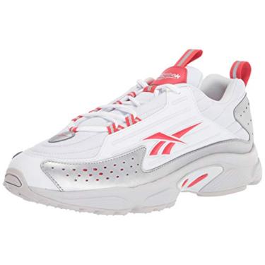 Imagem de Reebok Tênis unissex DMX Series 2200, Branco/Porcelana/Aço, 8.5 Women/7 Men