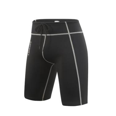 Imagem de Shorts mais molhados de neoprene de 1,5 mm, shorts mais úmidos de 3 mm masculinos e femininos são duráveis e confortáveis para mergulho, natação (Shorts masculinos de 1,5 mm, Médio)