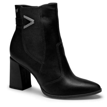 Imagem de Bota Cano Curto Bico Fino Mississipi MC873 Feminino - Cafe