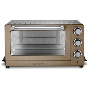Imagem de Forno Elétrico de Bancada Antiaderente, 1800W, Aço Inoxidável, 110v, CUISINART TOB 60N1CS, Dourado escuro