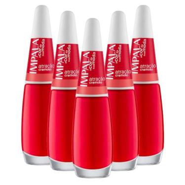 Imagem de Kit 5 Esmaltes Coleção A Cor da Sua Moda Cor Atração Impala
