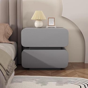 Imagem de Quarto Lateral Com Cômoda, Mesa De Fim De Meados Do Século Com Armazenamento Para Quarto, Sala De Estar E Corredor Com 2 Gavetas, Style2, 50x40x50cm