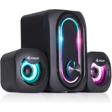 Imagem de Caixa de Som 2.1 Bluetooth USB 11W Potência Estilo e Qualidade de Som em Um Só Produto Transforme qualquer ambiente em uma verdadeira experiência sonora