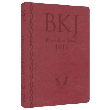 Imagem de Bíblia King James 1611 Ultrafina Ampliada  Vermelha 