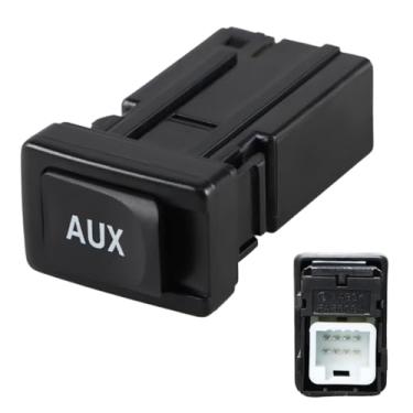 Imagem de KPALAG Adaptador auxiliar de entrada de entrada auxiliar de áudio estéreo compatível com Toyota Camry 2008-2012 Venza 2009-2012 Matrix 2009-2013 Highlander 2010-2012 Substituição # 86190-02020