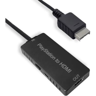 Imagem de Cabo HDMI HD Link para PlayStation 2 e console PlayStation 1, para adaptador PS1/PS2 para HDMI, melhor qualidade de vídeo, conversor HD com switch 4:3/16:9 HDCABLEPS2-02
