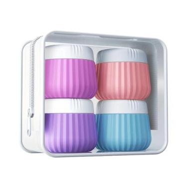Imagem de Recipiente De Viagem Para Produtos De Higiene Pessoal Em Silicone Apro