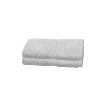 Imagem de Kit 2 Toalhas de Lavabo Buettner Fio Egípcio Platine 30x50cm, Prata-60