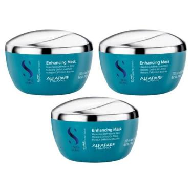 Imagem de Alfaparf Semi di Lino Curls Kit 3 Máscaras 200ml