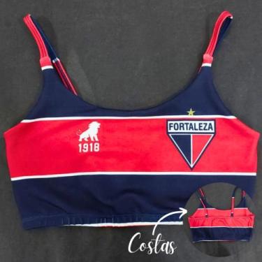 Imagem de Top Fitness Academia Cores Confortável Alça Fina Times Brasil - Estilo